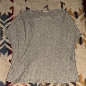 Echo Verde Bamboo Women's Gray Slouchy Sweater Sleeveless Top